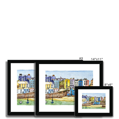 The Seafront, Tenby Framed & Mounted Print