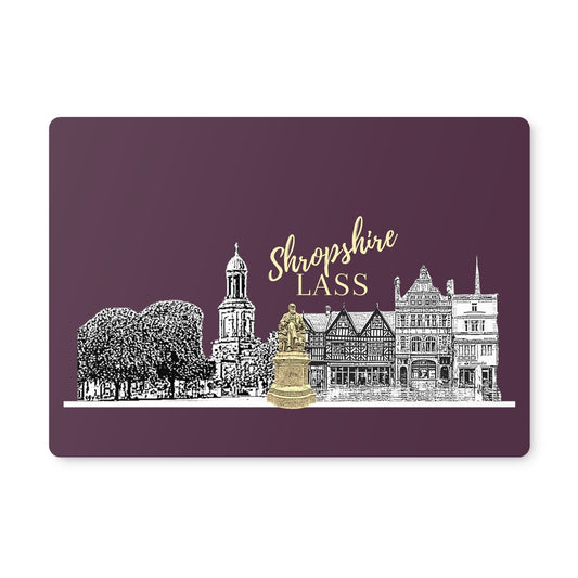 Shropshire Lass Egg Plant Placemat