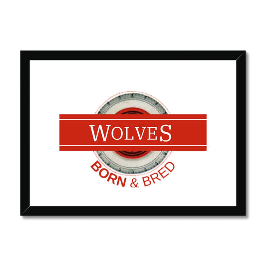Wolves Born & Bred Framed & Mounted Print