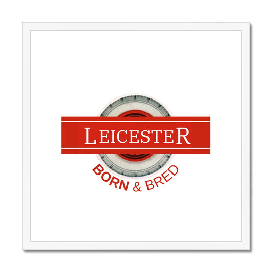 Leicester BORN & BRED Framed & Mounted Print