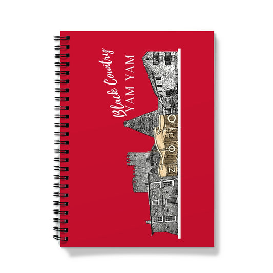 Black Country Yam Yam Furnace Red Notebook