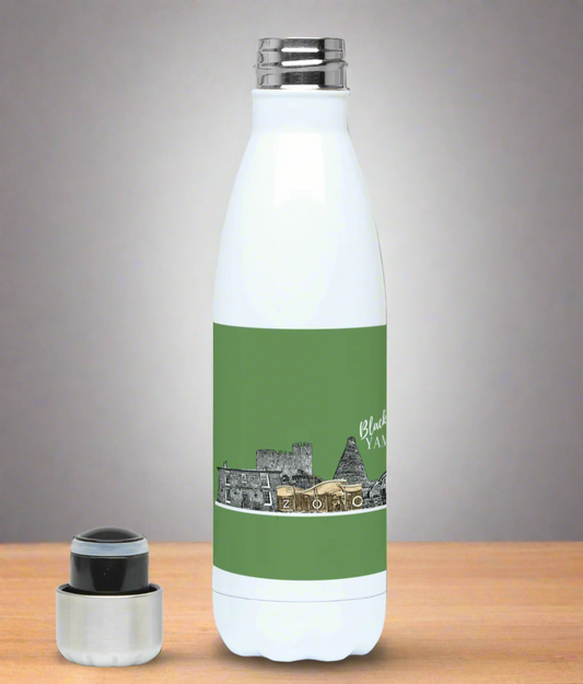 Black Country Yam Yam 500ml Ceramic Bottle Common Green