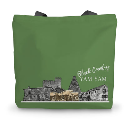 Black Country Tote Bag in Common Land Green