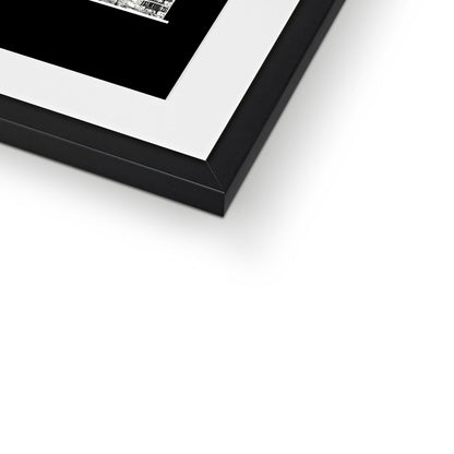 Black Country Yam Yam Coal Black Framed & Mounted Print