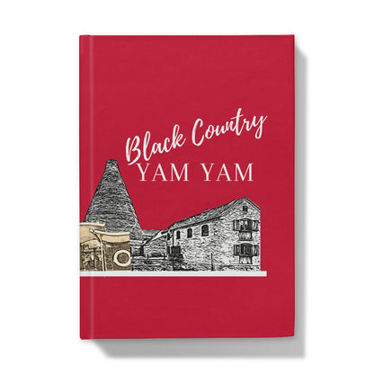 Black County Yam Yam Furnace Red Hardback Journal