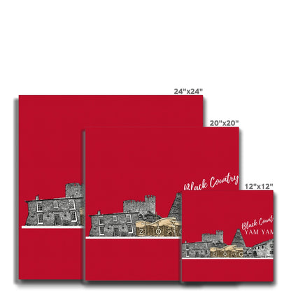 Black County Yam Yam Furnace Red Canvas