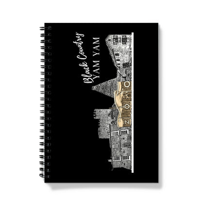 Black Country Yam Yam Coal Black Notebook