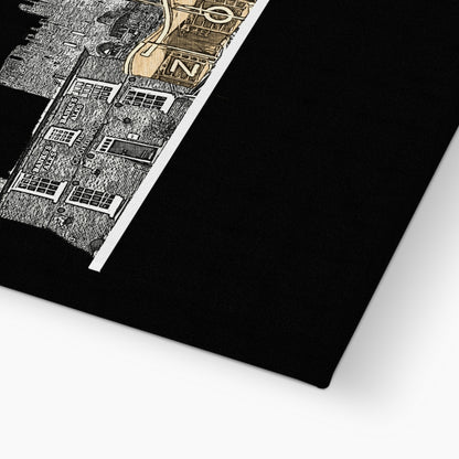 Black Country Yam Yam Coal Black Canvas