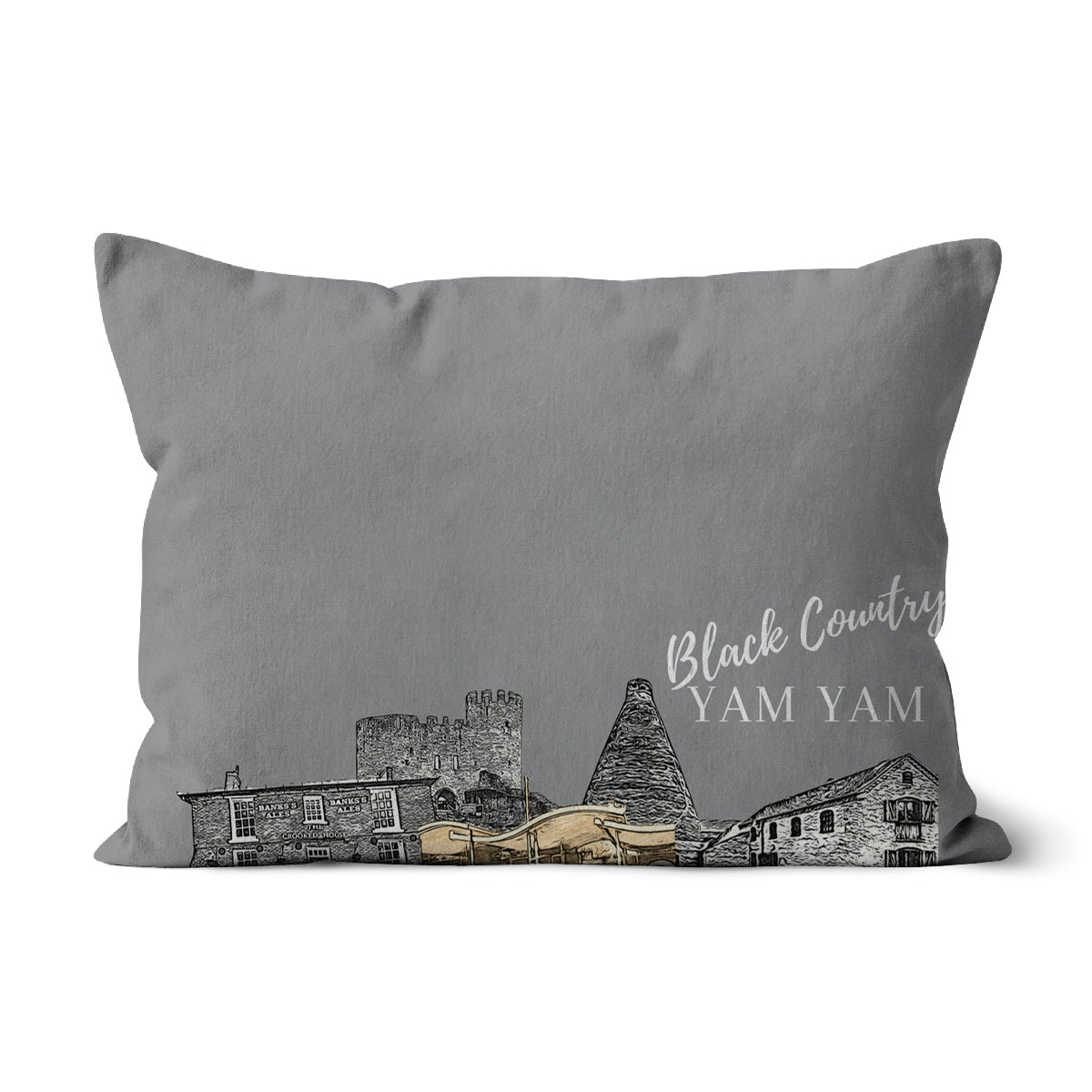 BLK Cushion Tote Chain Grey Cushion