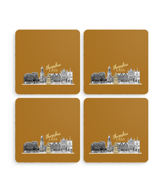 Shropshire Lass Coaster 4 Pack
