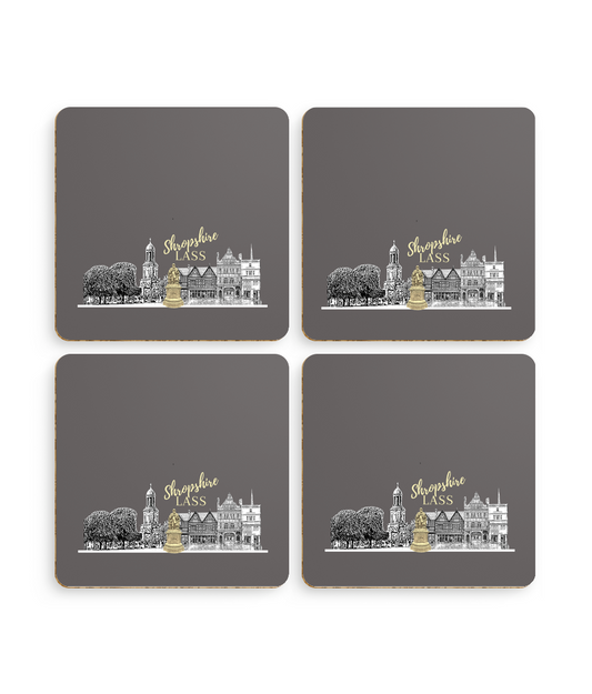 Shropshire Lass Coaster 4 Pack