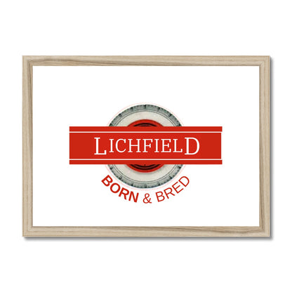Lichfield BORN & BRED Framed & Mounted Print
