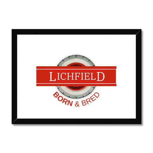 Lichfield BORN & BRED Framed & Mounted Print