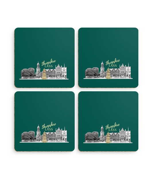 Shropshire Lass Coaster 4 Pack