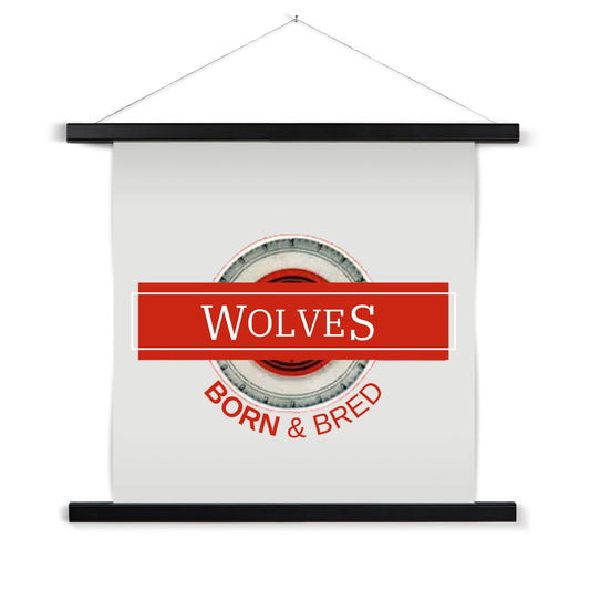 Wolves Born & Bred Fine Art Print with Hanger