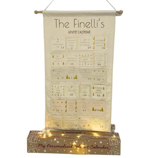 Personalised Christmas Hits Advent Calendar Countdown - Christmas songs advent calendar for kids