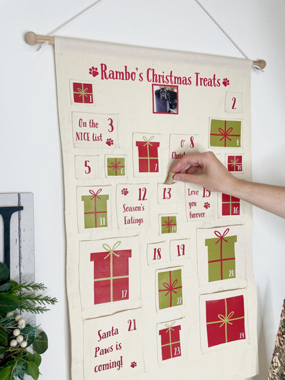 Personalised pet advent calendar - Custom dog advent calendar