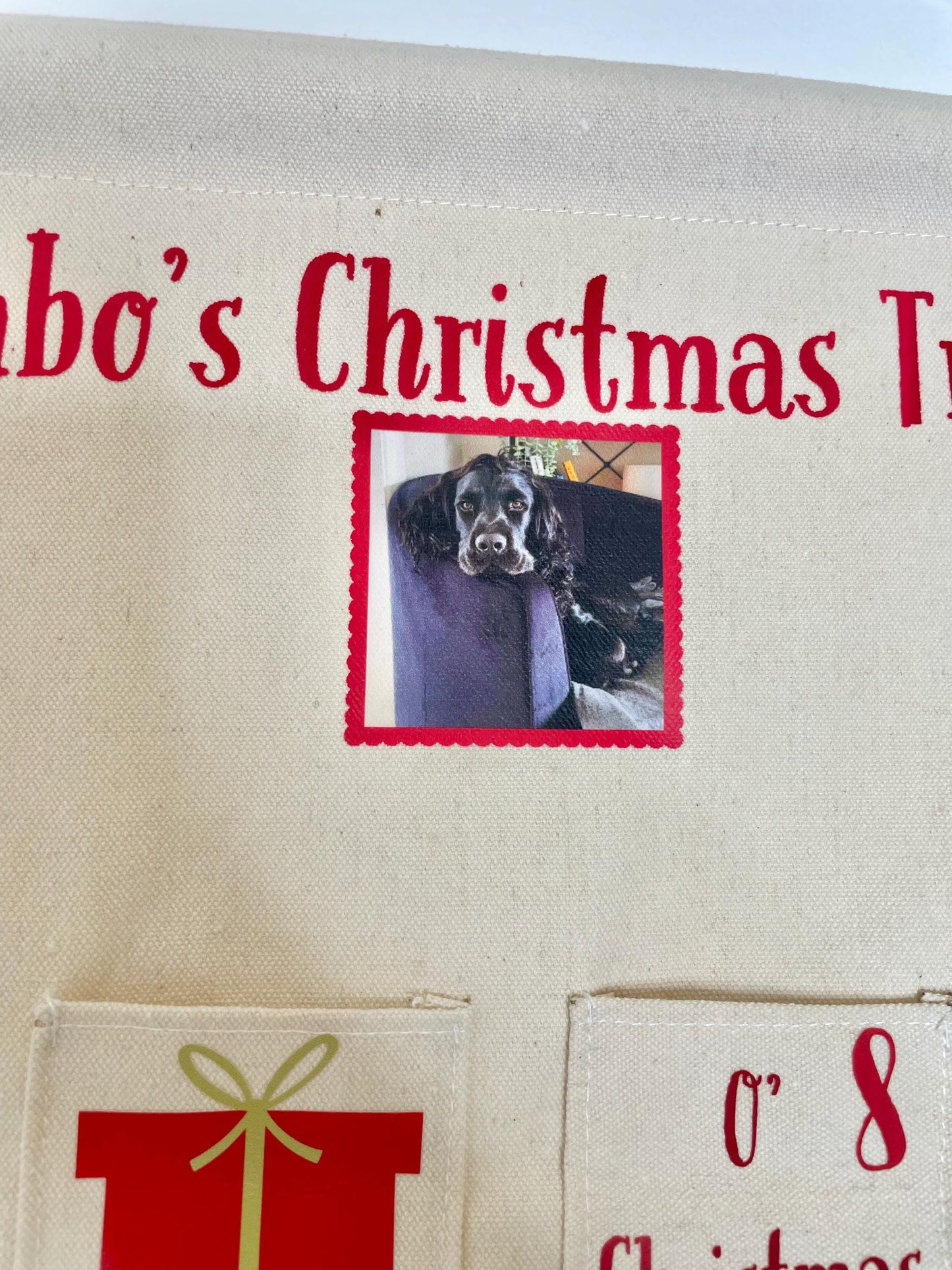 Personalised pet advent calendar - Custom dog advent calendar