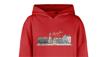 Women's Cropped Oversized Hoodie