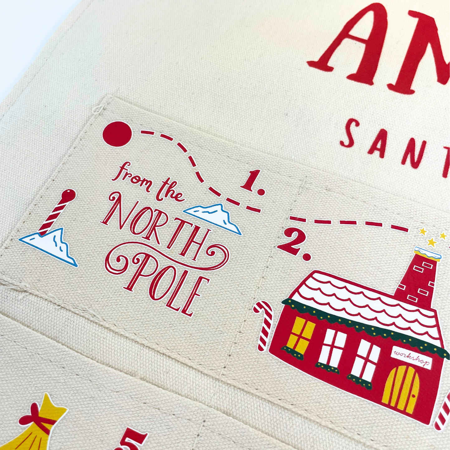 Personalised Santa Tracker Advent Calendar | Custom Made for Kids & Family