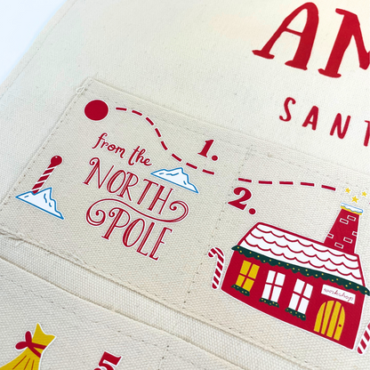 Personalised Santa Tracker Advent Calendar | Custom Made for Kids & Family