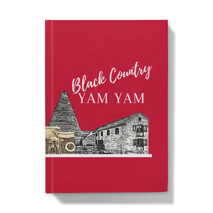 Black County Yam Yam Furnace Red Hardback Journal