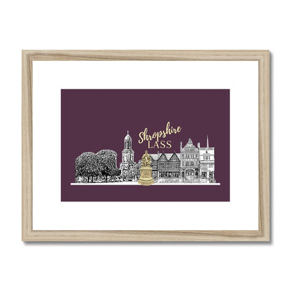 Shropshire Lass Egg Plant Framed & Mounted Print