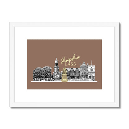 Shropshire Lass Stormfront Framed & Mounted Print