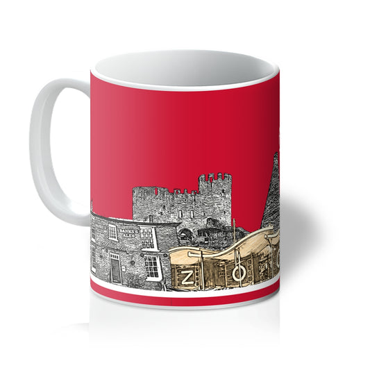 Black Country Yam Yam Furnace Red Mug