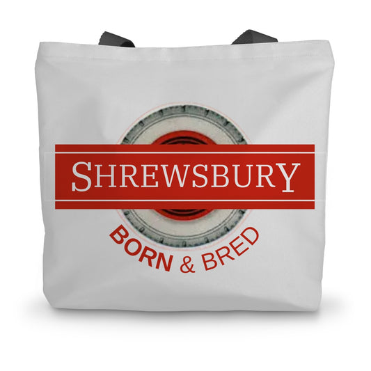 Shrewsbury BORN & BRED Canvas Tote Bag