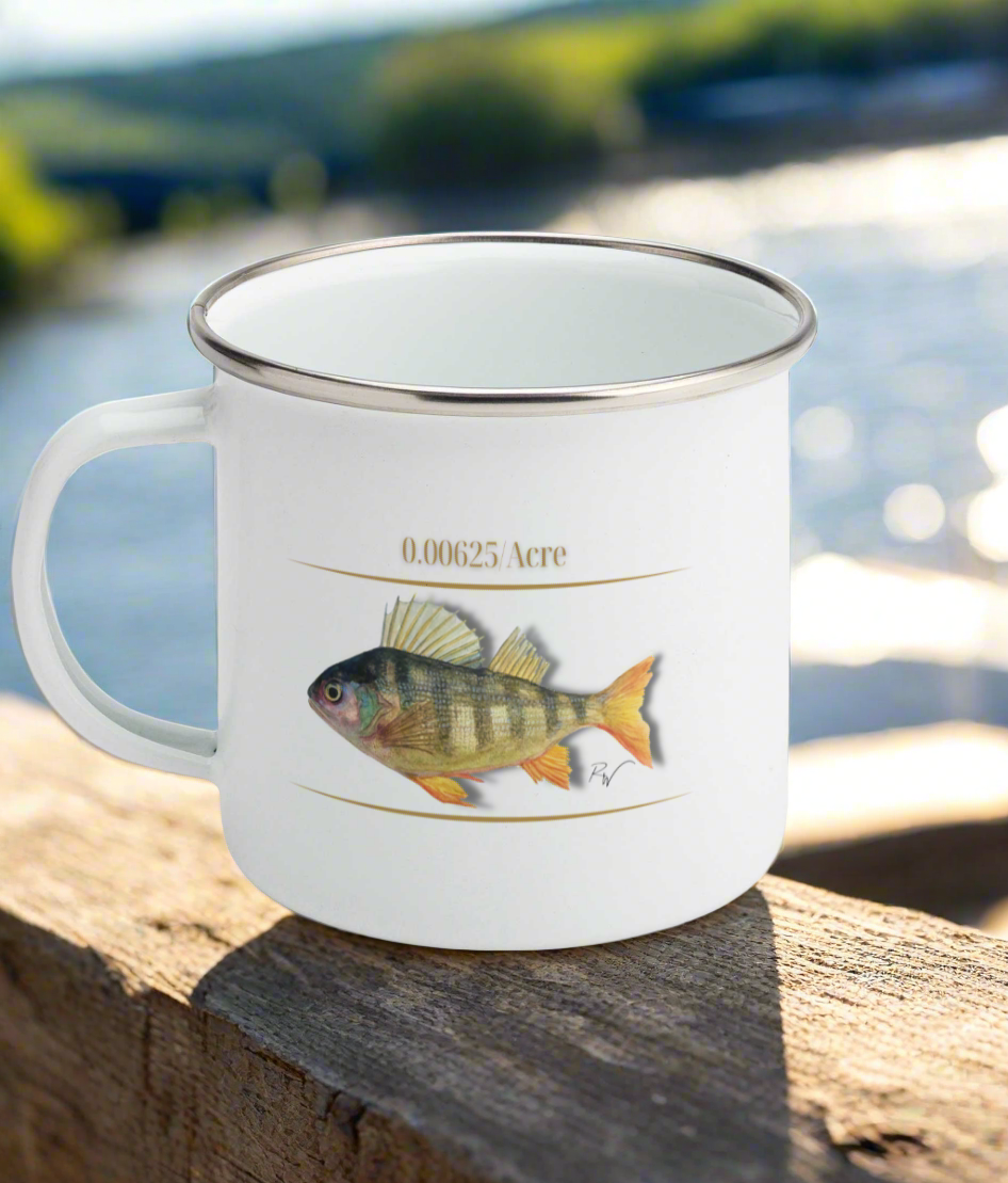 A Perch Enamel Mug