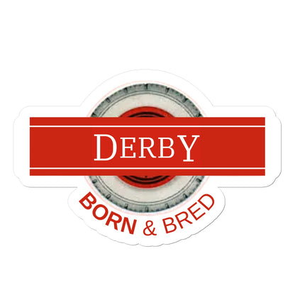 Derby BORN & BRED Sticker