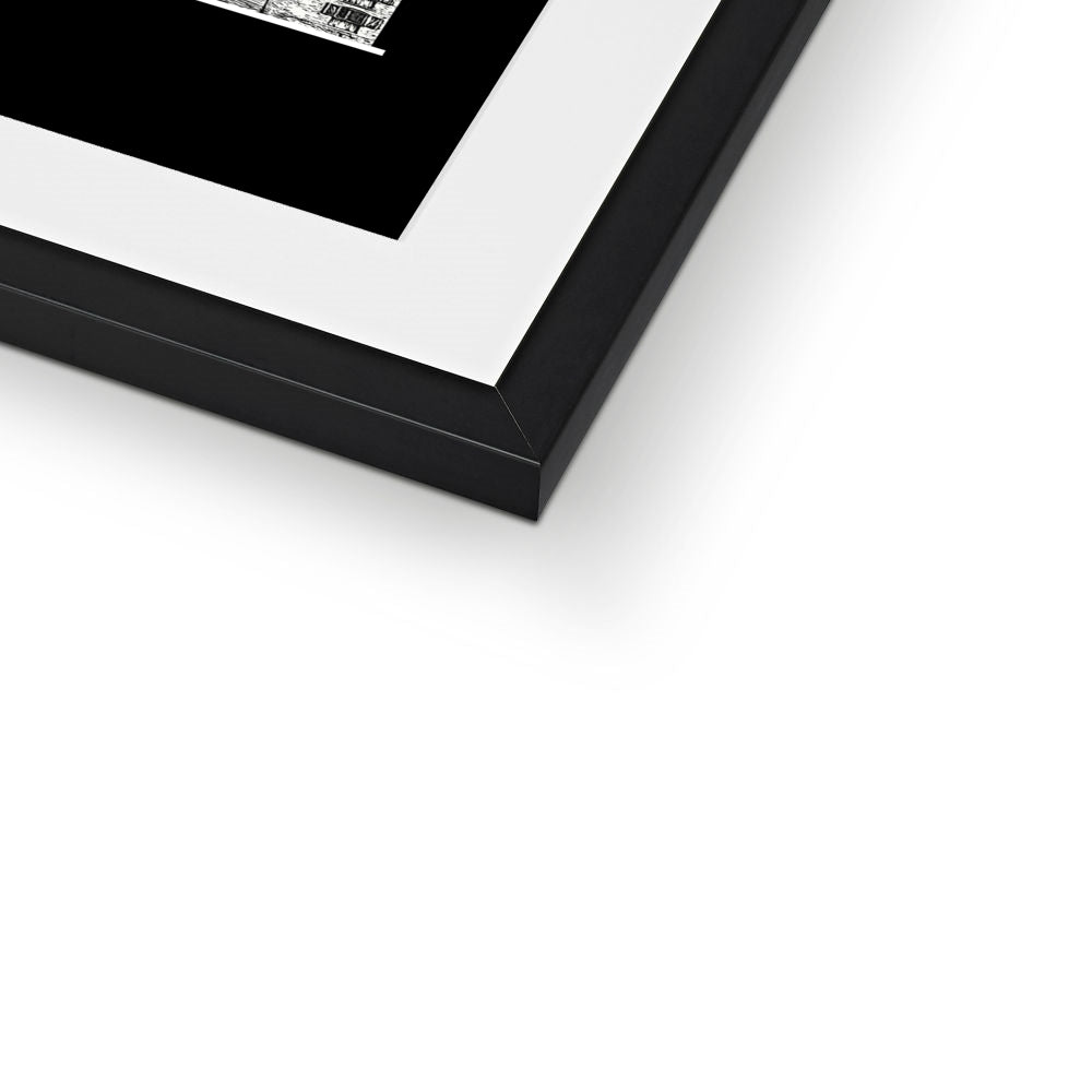 Black Country Yam Yam Coal Black Framed & Mounted Print