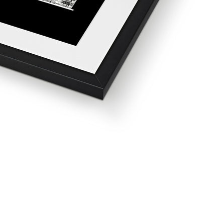 Black Country Yam Yam Coal Black Framed & Mounted Print