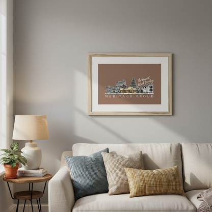 The Bostin' Black Country in Salt of the Earth Framed & Mounted Print