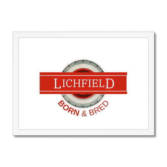 Lichfield BORN & BRED Framed & Mounted Print