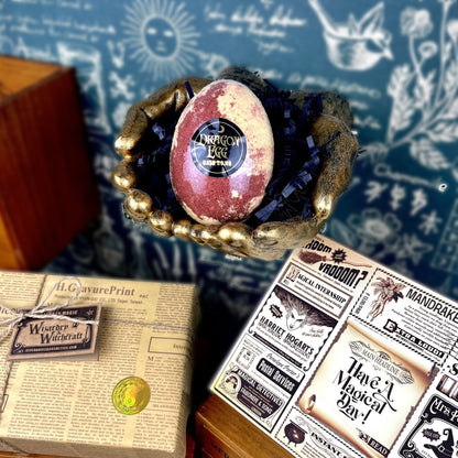 Dragon Egg Bath Bomb Gift Set | Enchanted Wizarding Self-Care & Magical Gift Box