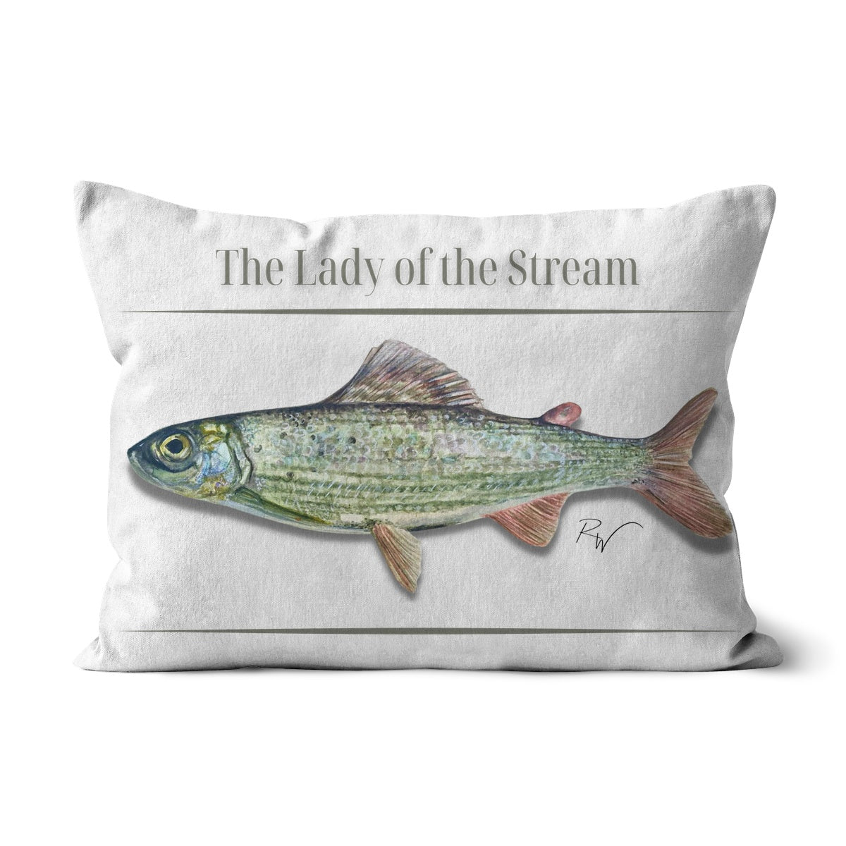 The Lady of the Stream Cushion