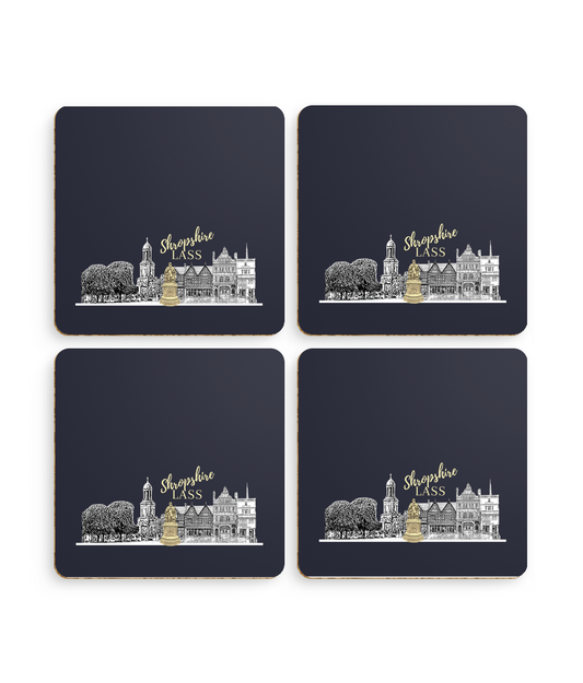 Shropshire Lass Coaster 4 Pack